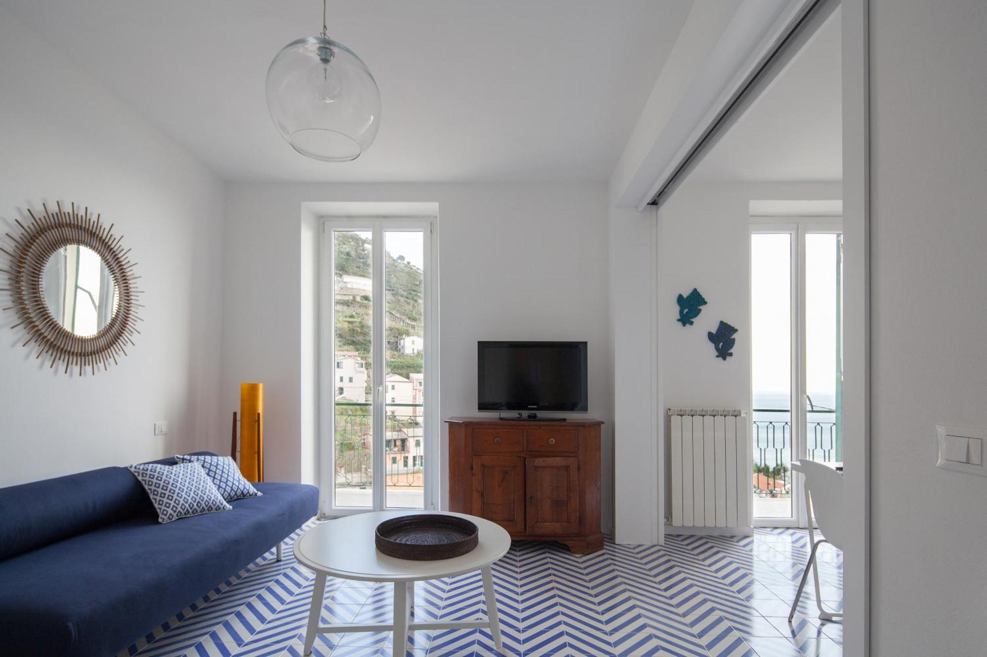 Casa San Giovanni: : vista mare, balcone, free park. Riomaggiore Esterno foto